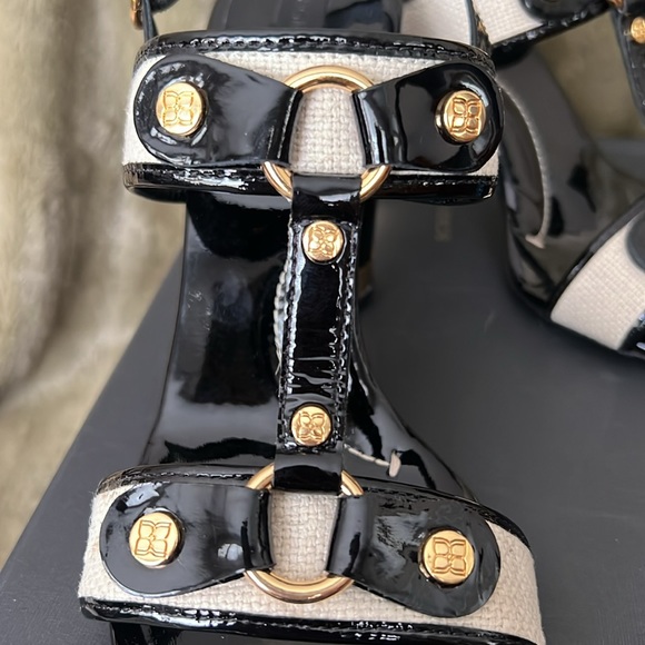 MCBGMAXAZRIA Zulema Black/Linen Sandals - Picture 4 of 9